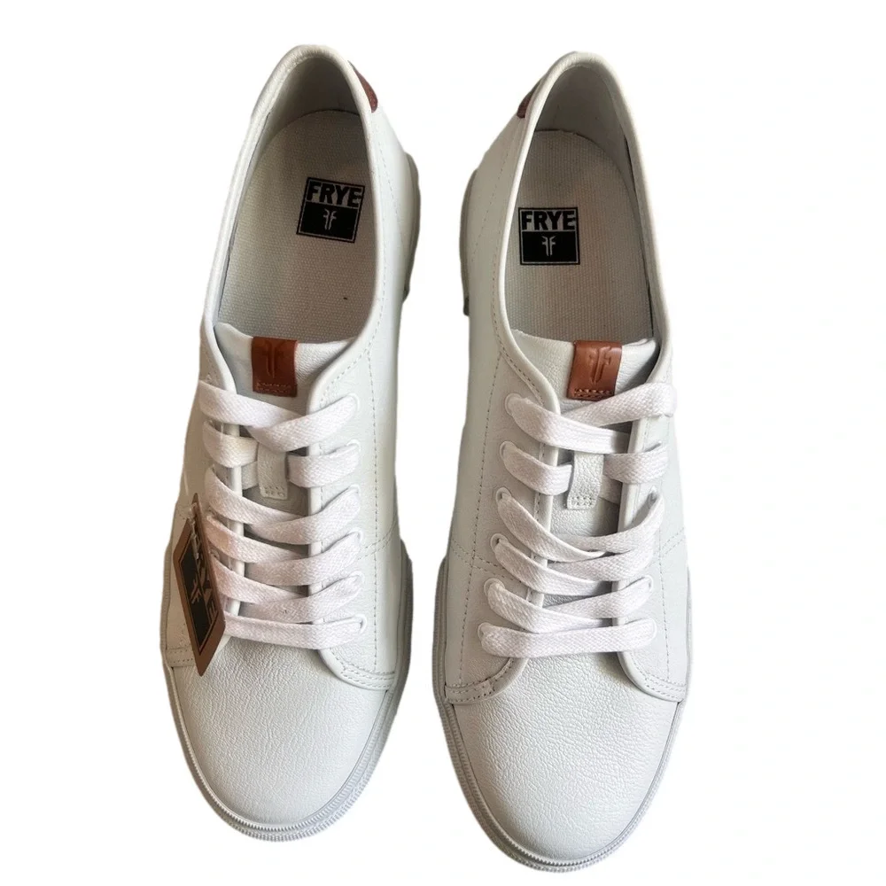 FRYE NEW Women's Gia Low Lace Leather Shoe Size 10 #B1930 - Picture 7 of 8